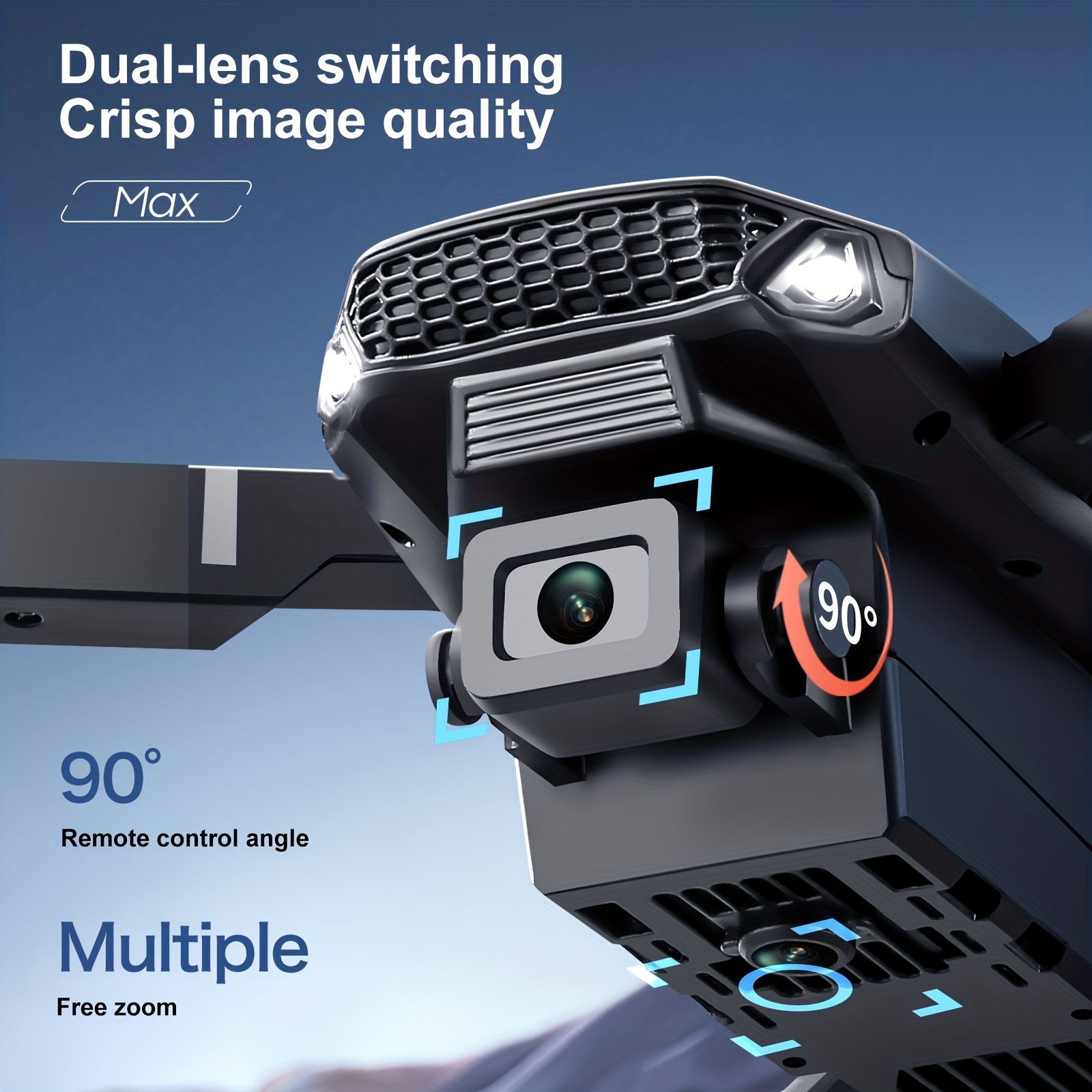 Drone Lipat E88PRO MAX 2026 ya - Drone Racing Camera ulasan dan harga