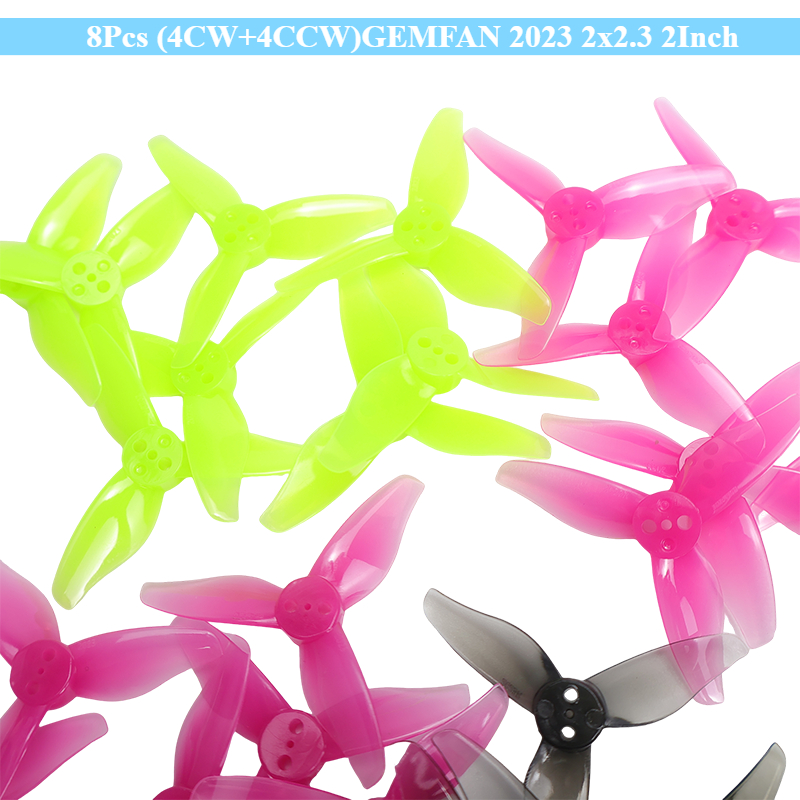 8 Buah (4CW+4CCW) GEMFAN 2023  - Drone Racing Gate ulasan dan harga