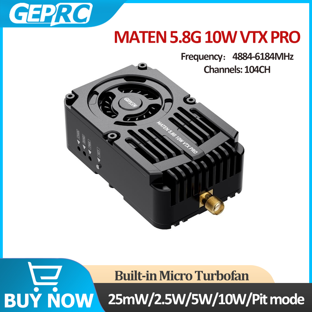GEPRC MATEN 5.8G 10W VTX PRO 1 - Drone Racing Transmitter ulasan dan harga